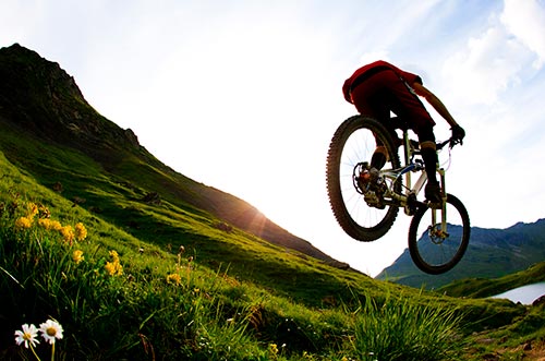 Mountain biking in the French Alps, accommodation