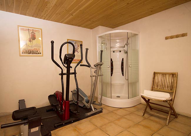 Chalet in Peisey-Vallandry with a gym